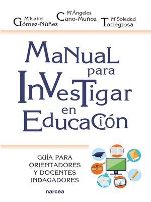 cover image of Manual para investigar en educación